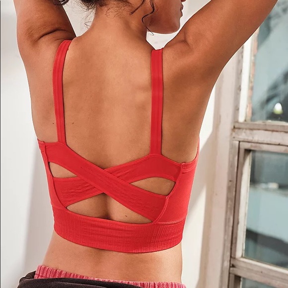 Free People Pink Scoop Neck Good Karma Bra and High Rise Leggings Set - Picture 8 of 9